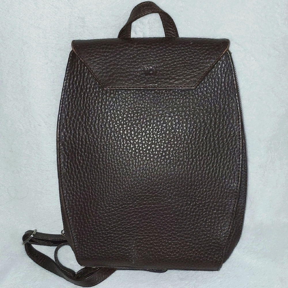 Voi Pebbled Leather Backpack